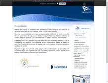 Tablet Screenshot of aguasdelorca.com